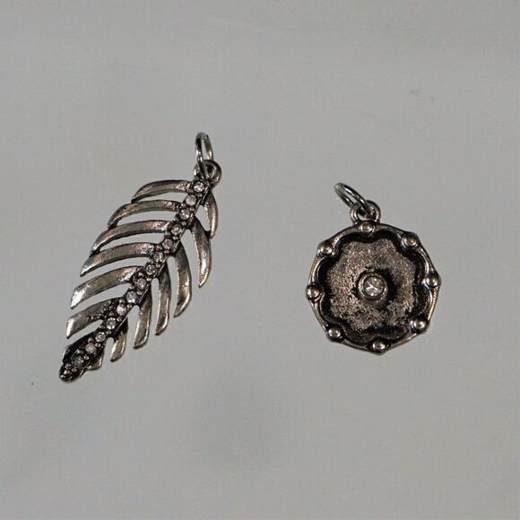 Charming Charlie Pendants Charms Jewelry Making Silver Tone - Picture 1 of 6